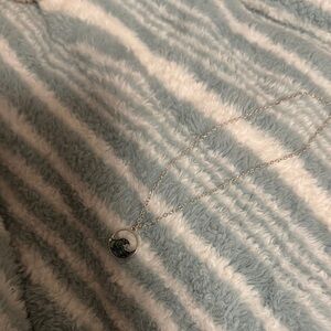 Elegant Silver Wave Pendant Necklace